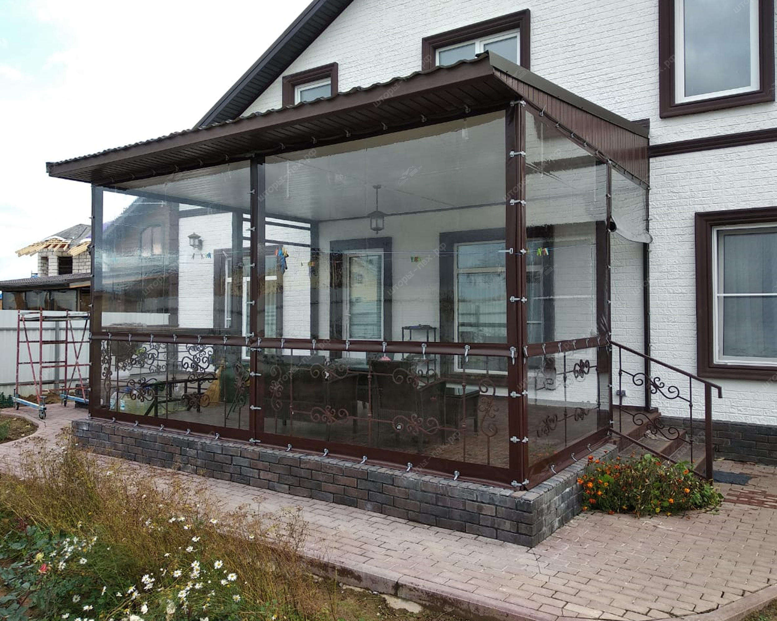 мягкие окна для беседок и веранд шторы пвх