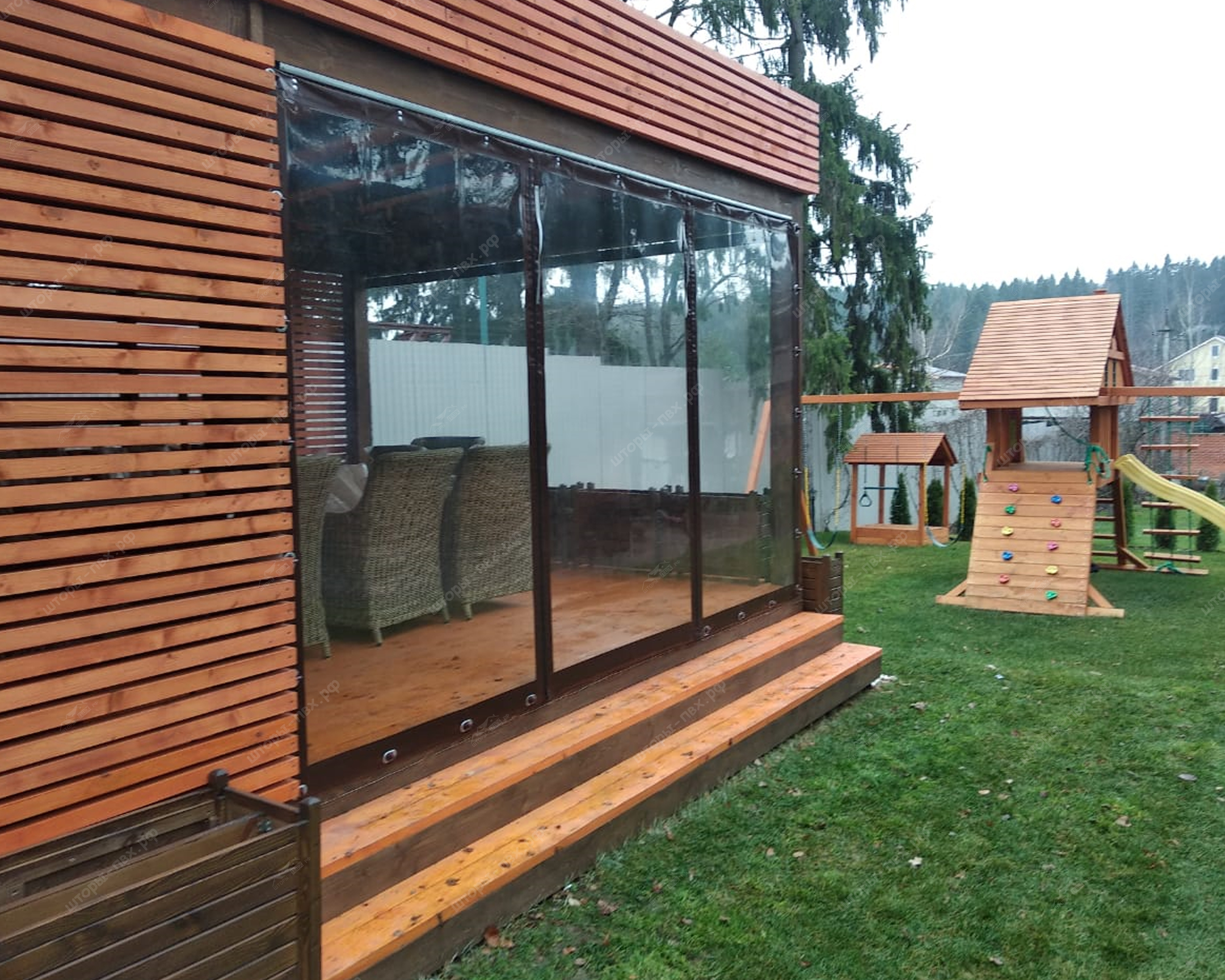 мягкие окна для беседок и веранд шторы пвх